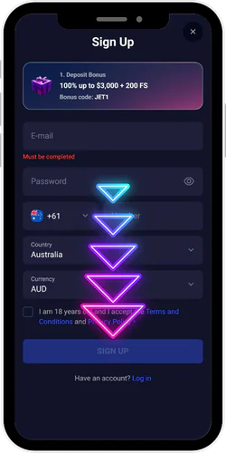 Jet4bet Confirm and submit